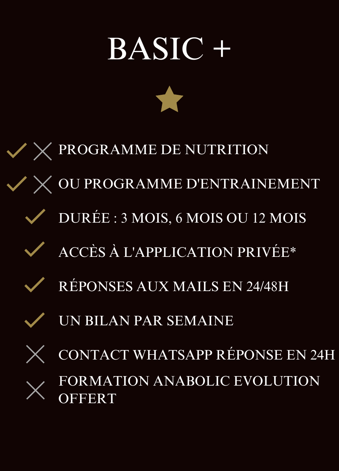 Basic+ 3 fois sans frais