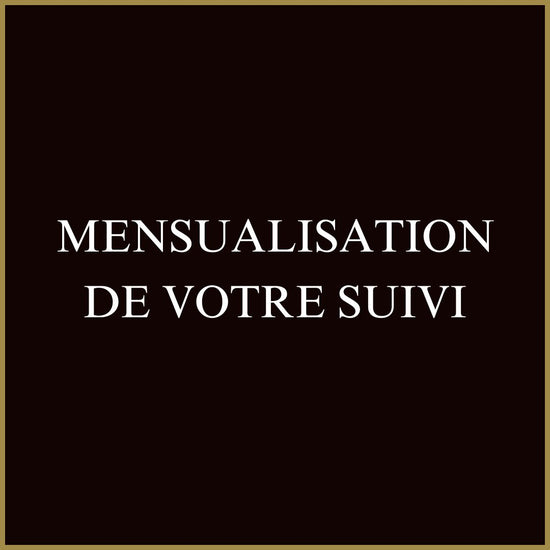 mensualisation du suivi